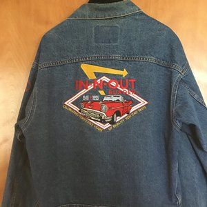 Vintage In-N-Out 45th Anniv Denim Jean Jacket